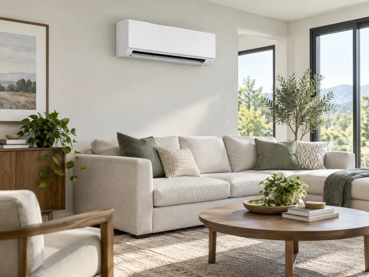 ac btu installation in an American home