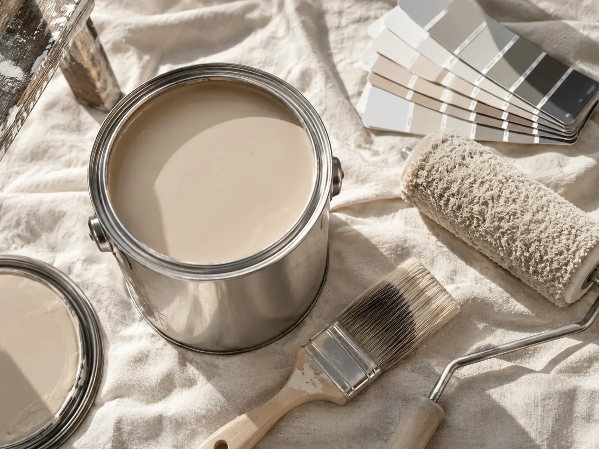 paint installation in an American home